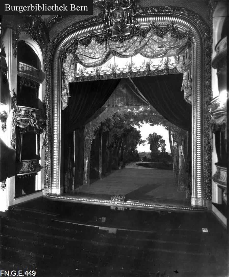 Historische Aufnahme des Zuschauerraums (1903)